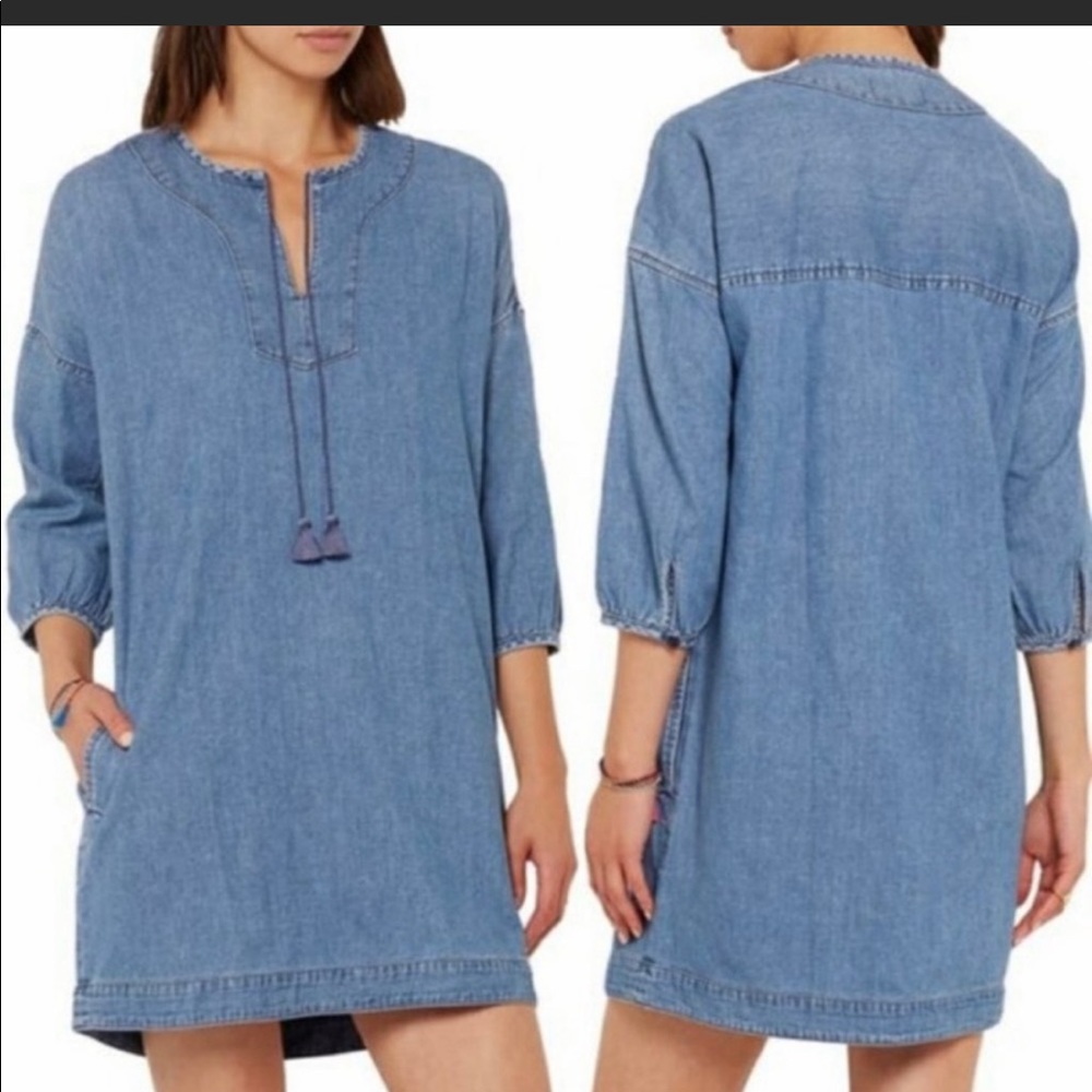 Madewell Denim Artiste Tunic Dress